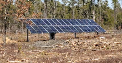 Solar Panels on Farmland